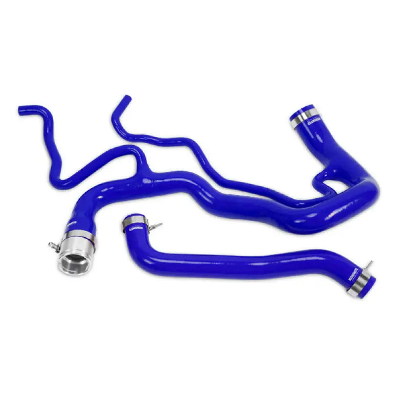 Blue silicone coolant hose kit for Chevrolet Duramax 6.6L engine cooling system