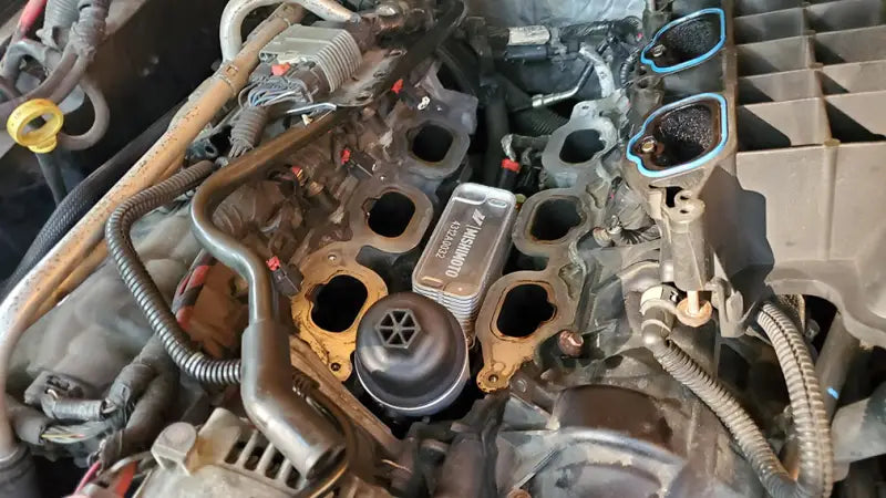 Mishimoto 12-18 Jeep Wrangler JK Aluminum Oil Filter Housing 3.6L - Truck & Automotive