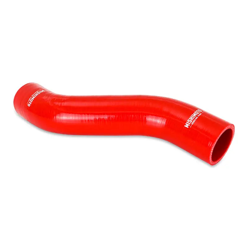 Red silicone intercooler hose for Hyundai Veloster Turbo from Mishimoto kit