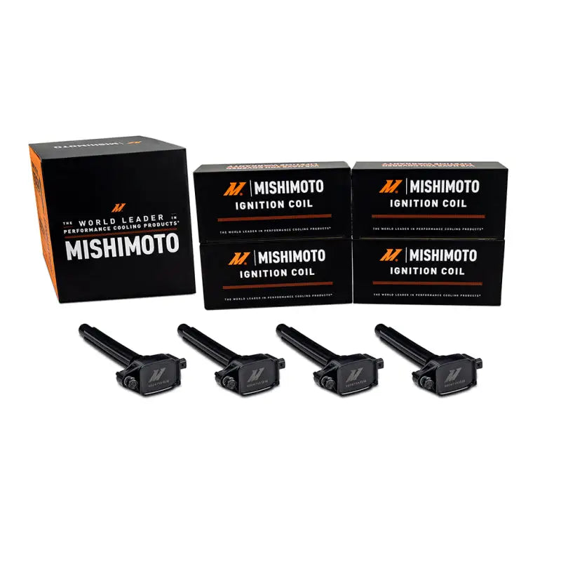 Mishimoto 14-20 Jeep Cherokee 2.4L Ignition Coil - 4-Pack - Mishimoto