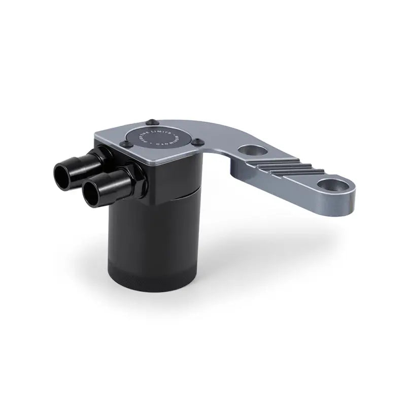 Black and silver baffled oil catch can for BMW F8X M3 M4 frozen dark gray style