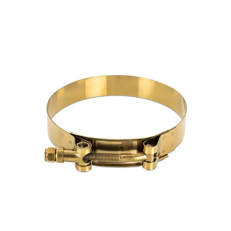 Mishimoto 2 Inch Stainless Steel T-Bolt Clamps - Gold - Fabrication
