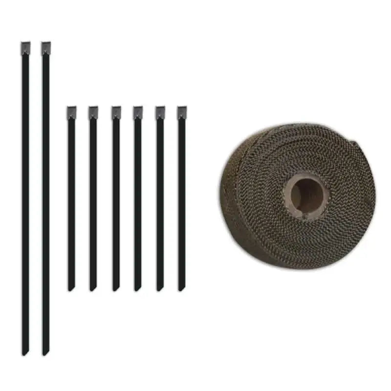 Mishimoto Mishimoto 2 inch x 35 feet Heat Wrap with Stainless Locking Tie Set