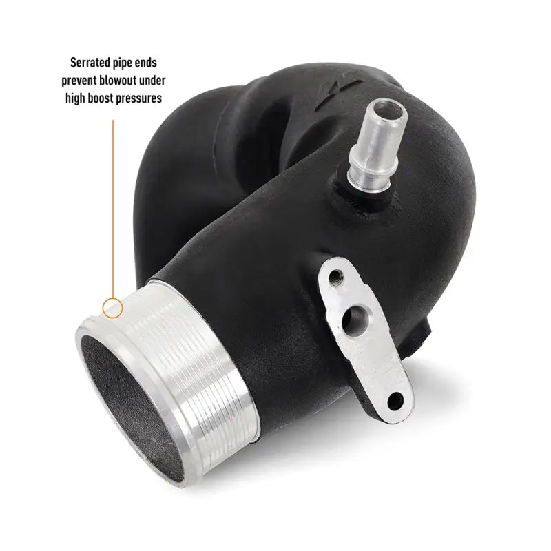 Mishimoto 2021 + Ford Bronco 2.7L High-Mount Intercooler Pipe Upgrade Kit - Wrinkle Black - Truck & Automotive