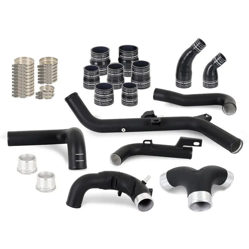 Mishimoto 21 + Bronco 2.7 Stock Location INT Kit MWBK Pipes SL Cooler - Truck & Automotive