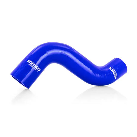 Blue Mishimoto silicone radiator and heater hose for Land Cruiser upgrade