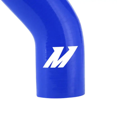 Blue silicone elbow hose from Mishimoto Dodge 5.9L Cummins coolant hose kit