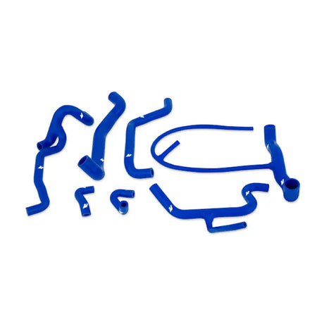 Blue silicone hose kit for Volkswagen Golf VR6 engine upgrade from Mishimoto