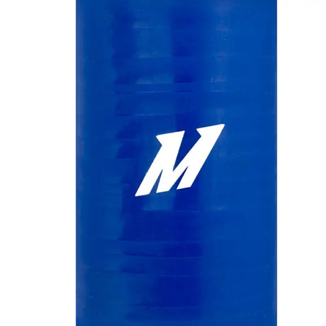 Blue silicone hose with white logo from Mishimoto Volkswagen Golf VR6 hose kit