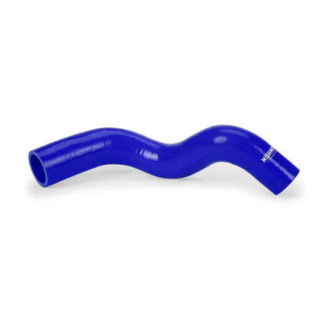 Blue corrugated silicone hose for Chevy Corvette Z06 radiator upgrade