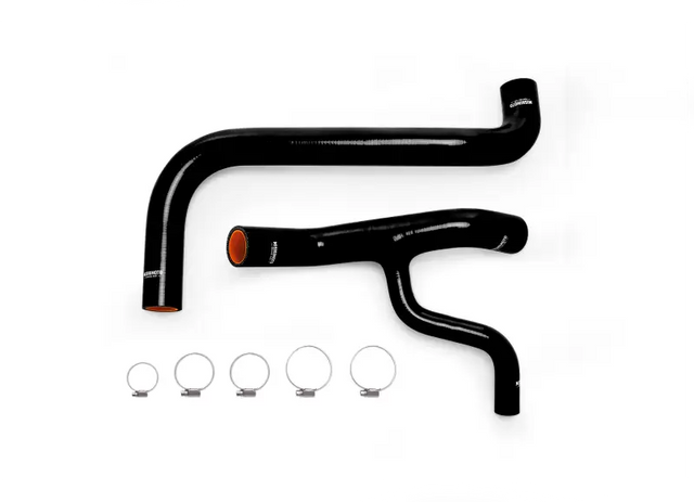 Black silicone radiator hose kit with clamps for Ford F-150 4.6L — durable radiator hose kit