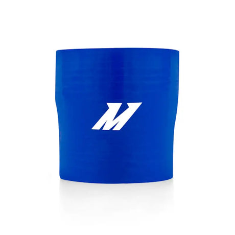 Blue silicone coupler from Mishimoto Volvo S70 hose kit for turbo upgrade