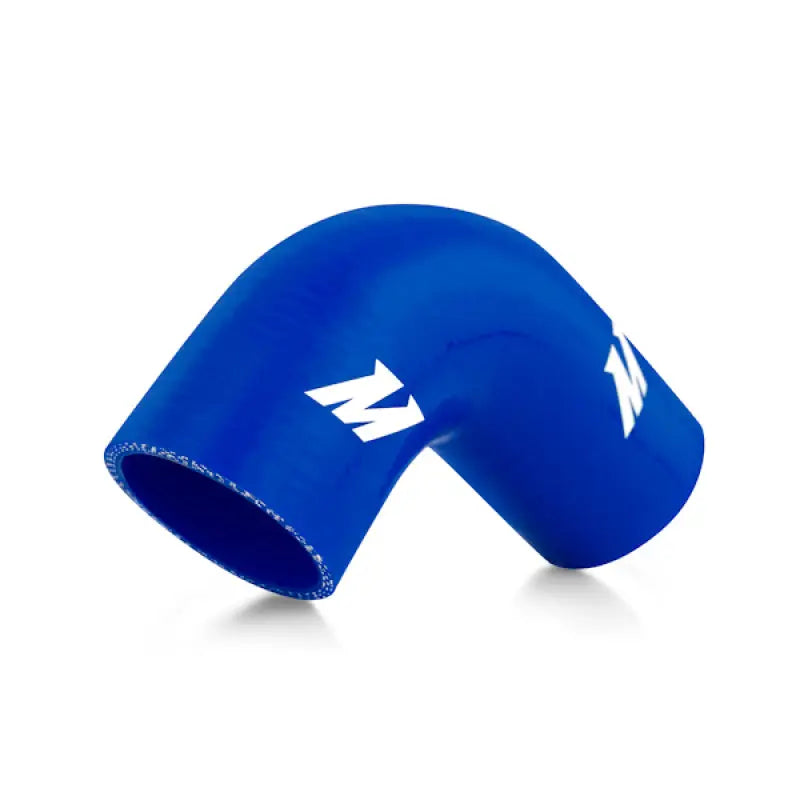 Blue silicone elbow hose from Mishimoto Volvo S70 turbo hose kit for better performance