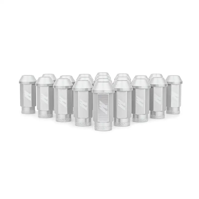 Mishimoto Aluminum Locking Lug Nuts M12x1.5 20pc Set Silver - Truck & Automotive