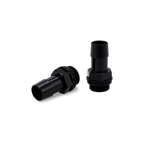 Mishimoto 2pcs. M20x1.5 5/8in Aluminum Catch Can Fittings - Black - Mishimoto