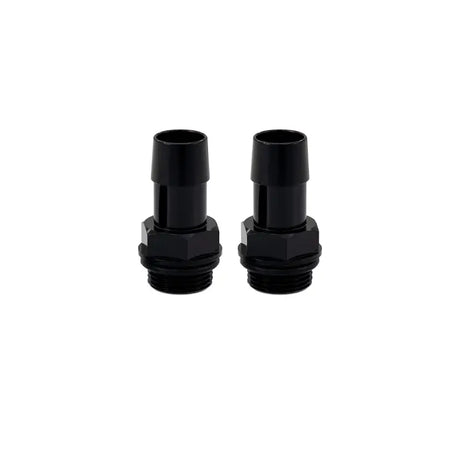 Mishimoto 2pcs. M20x1.5 5/8in Aluminum Catch Can Fittings - Black - Mishimoto