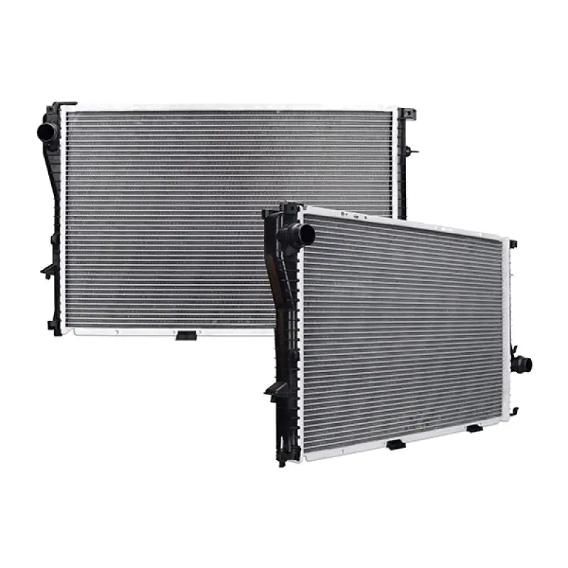 Two car radiators for Mishimoto BMW 528i replacement radiator 1999-2000 series