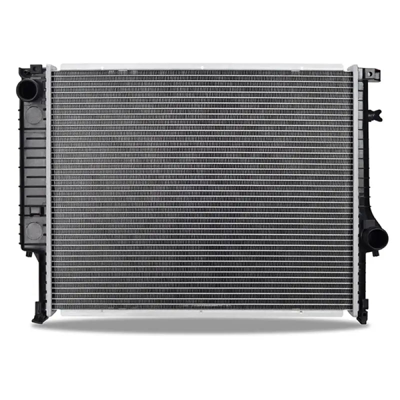 Automotive radiator with plastic tanks for Mishimoto BMW E36 replacement radiator system