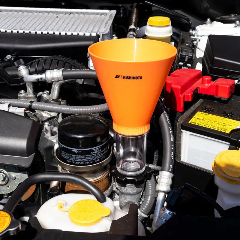 Mishimoto Screw On Oil Funnel Subaru Kit - Mishimoto