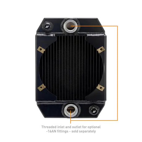 Mishimoto Universal Drag Race Performance Aluminum Radiator - Black - Mishimoto