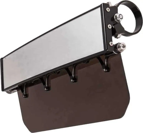 MOD12VMT-BK 12" Pano Rearview Mirror Black W/Tinted Sun Visor