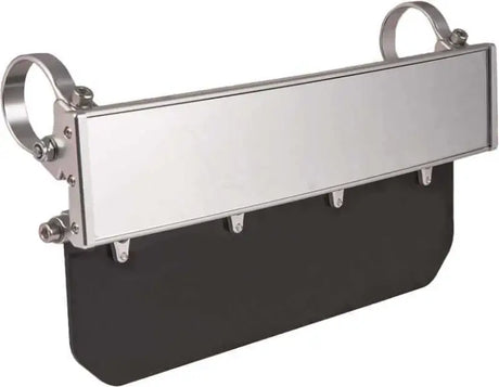 MOD12VMT-C 12" Pano Rearview Mirror Chrome W/Tinted Sun Visor