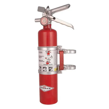 MODFMAR-C Quick Release Mount Silver W/2.5 Lb. Red Extinguisher
