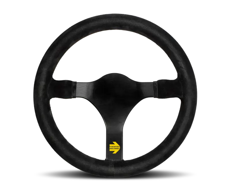 Momo MOD31 Steering Wheel 320 mm - Black Suede/Black Spokes