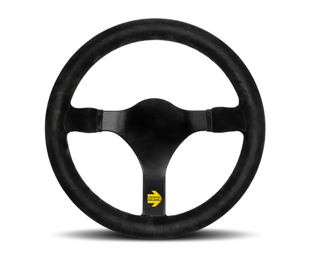 Momo MOD31 Steering Wheel 320 mm - Black Suede/Black Spokes