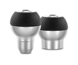 Momo Race Shift Knob - Aluminum Black Airleather Insert - Truck & Automotive