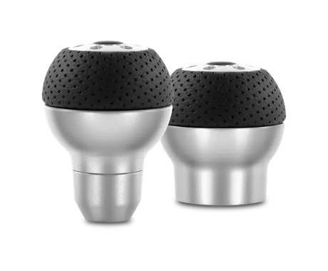 Momo Race Shift Knob - Aluminum Black Airleather Insert - Truck & Automotive