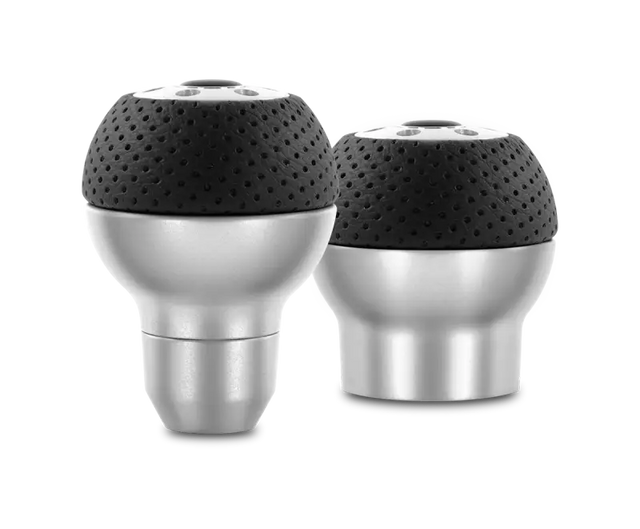 Momo Race Shift Knob - Aluminum Black Airleather Insert - Truck & Automotive
