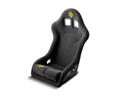Momo Supercup Black Racing Seat - FIA 8855-1999 Hardshell Design for Safety and Style