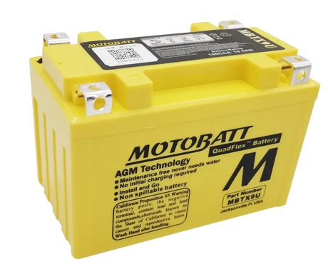 Battery Mbtx9u Sealed Factory Activated - MOTOBATT