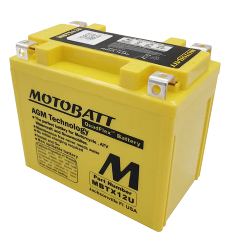 Battery Mbtx12u Sealed Factory Activated - MOTOBATT