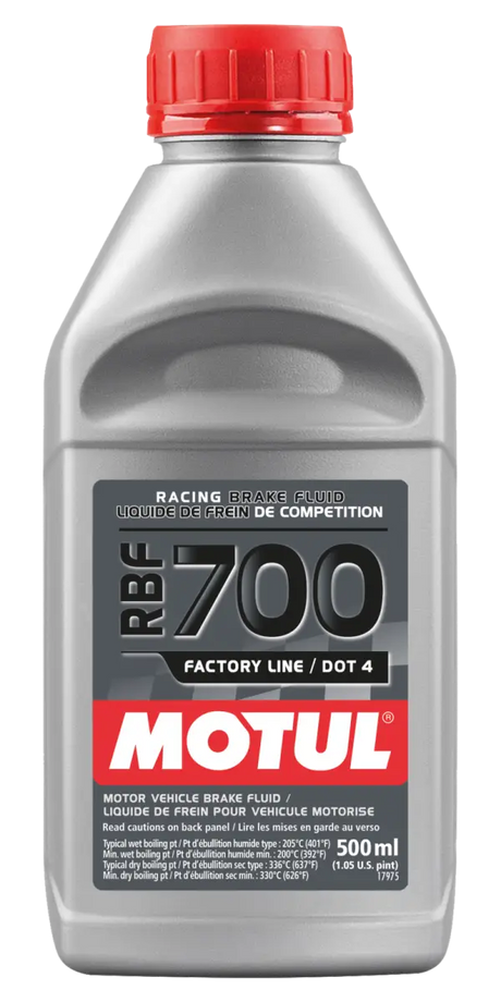 Motul 1/2L Brake Fluid RBF 700 - Racing DOT 4 - Truck & Automotive
