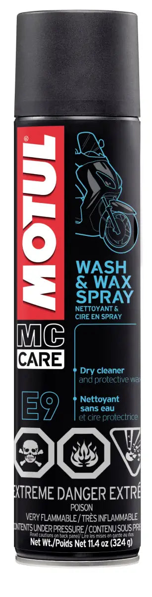 Motul 11.4oz Cleaners WASH & WAX - Body Paint Cleaner - Case of 12 - Truck Automotive