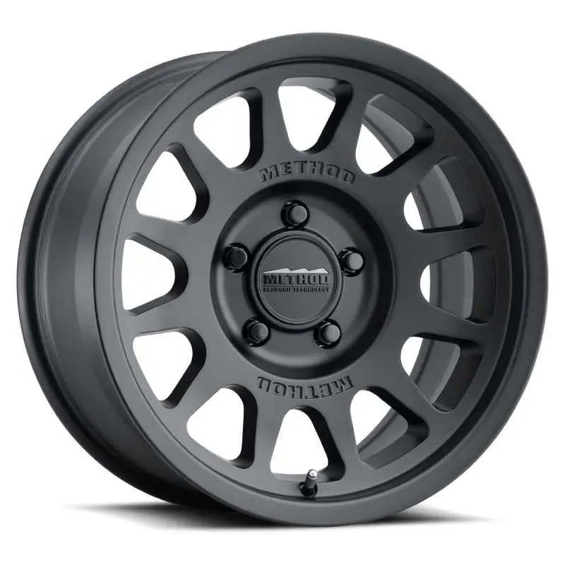 Method Wheels MR70378558500 Method MR703 17x8.5 0mm Offset 5x150 110.5mm CB Matte Black Wheel