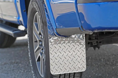 Mud Flap Multi-Fit (See Document for Guidance); 11 Inch X 19 Inch; Set of 2; Rectangle With Radius Notch; Without Logo;