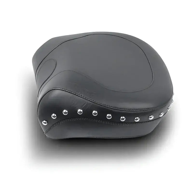 Mustang 00-15 Harley Softail Standard Rear Tire Wide Touring Recessed Passenger Seat w/Studs - Black - 79486 - Interior