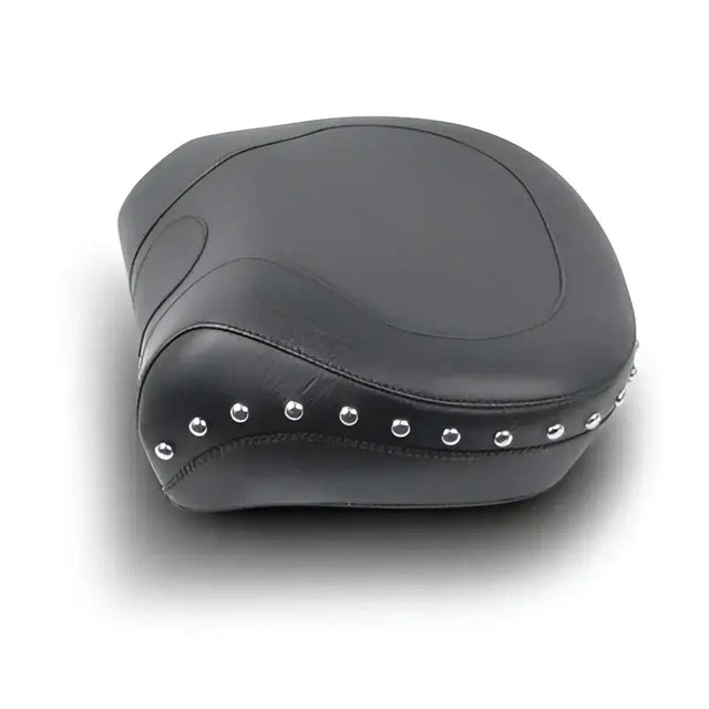 Mustang 00-15 Harley Softail Standard Rear Tire Wide Touring Recessed Passenger Seat w/Studs - Black - 79486 - Interior
