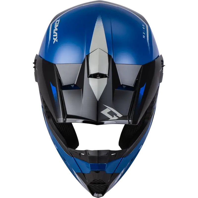 Mx 46 Compound Helmet Blue/Black/Grey Lg