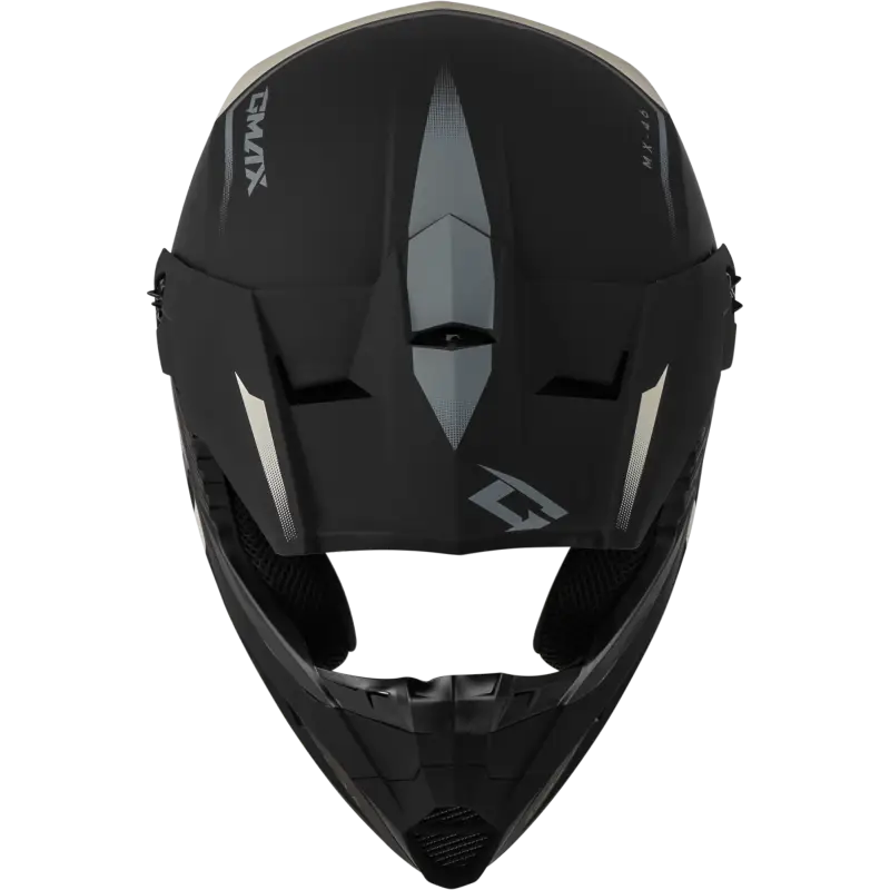 Mx 46 Compound Helmet Matte Black/Grey/White Md