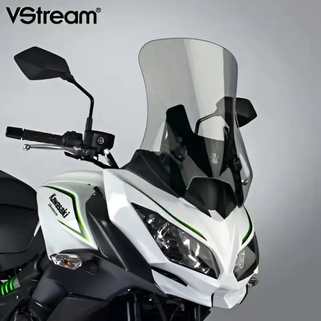 Tall clear Kawasaki windscreen N20119 VStream Med Screen LT Tint for touring rides