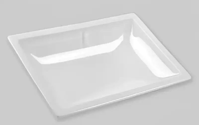 White rectangular inner garnish for N2234 S.Recreation RV windows, 22x34 inches, elegant and seamless design.