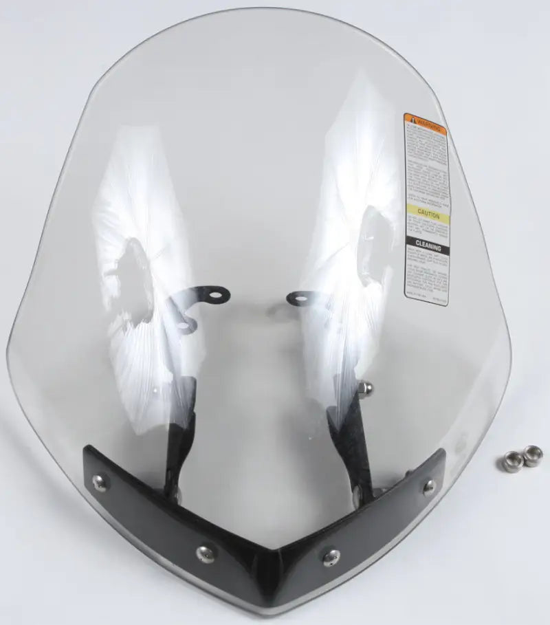 N2706 Gladiator Windshield W/Black Mounts (Light Tint)