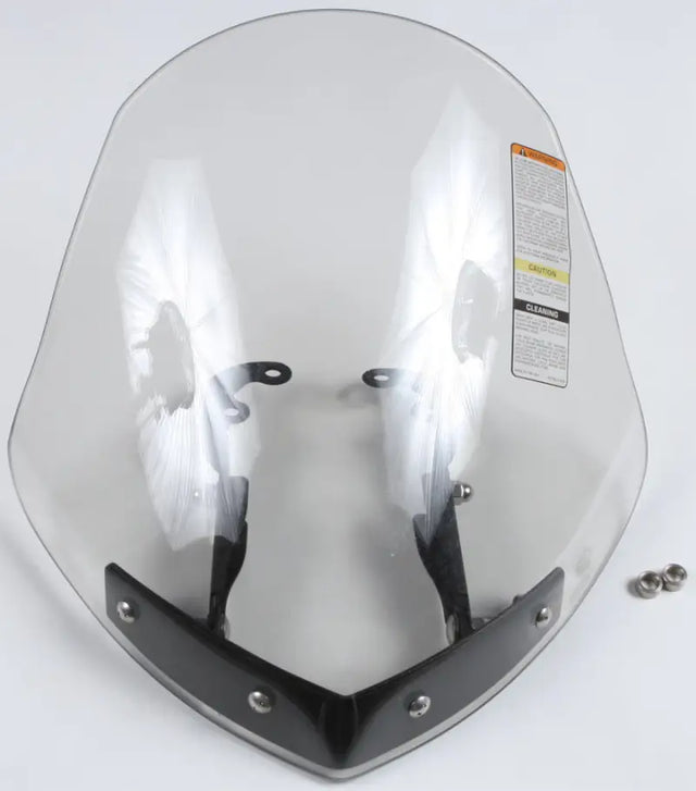 N2706 Gladiator Windshield W/Black Mounts (Light Tint)