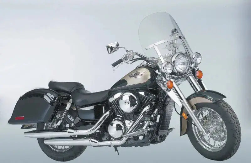 National Cycle 83-12 Harley FXS/FXD/FXW/ Kawasaki VN800-1500 Vulcan Classic Chrome Lower Deflector - RV and Auto Parts
