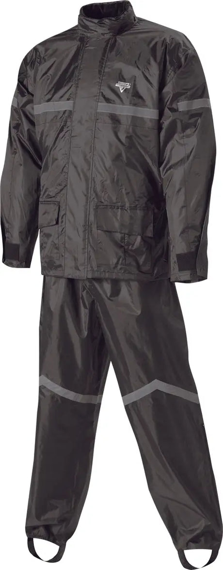 Stormrider Rain Suit Black/Black 4X