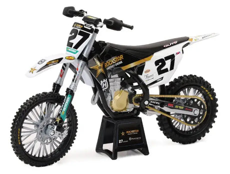 New Ray Toys Husqvarna Rockstar FC450 Team (Malcolm Stewart #27)/ Scale - 1:12 - Apparel